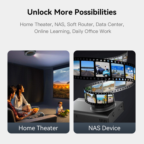 Beelink ME mini 6-Slot Home Storage NAS Mini-PC