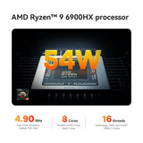 Beelink Gaming Mini PC  SER6 MAX AMD Ryzen 9 6900HX ,Magnetic Power Supply,54W TDP