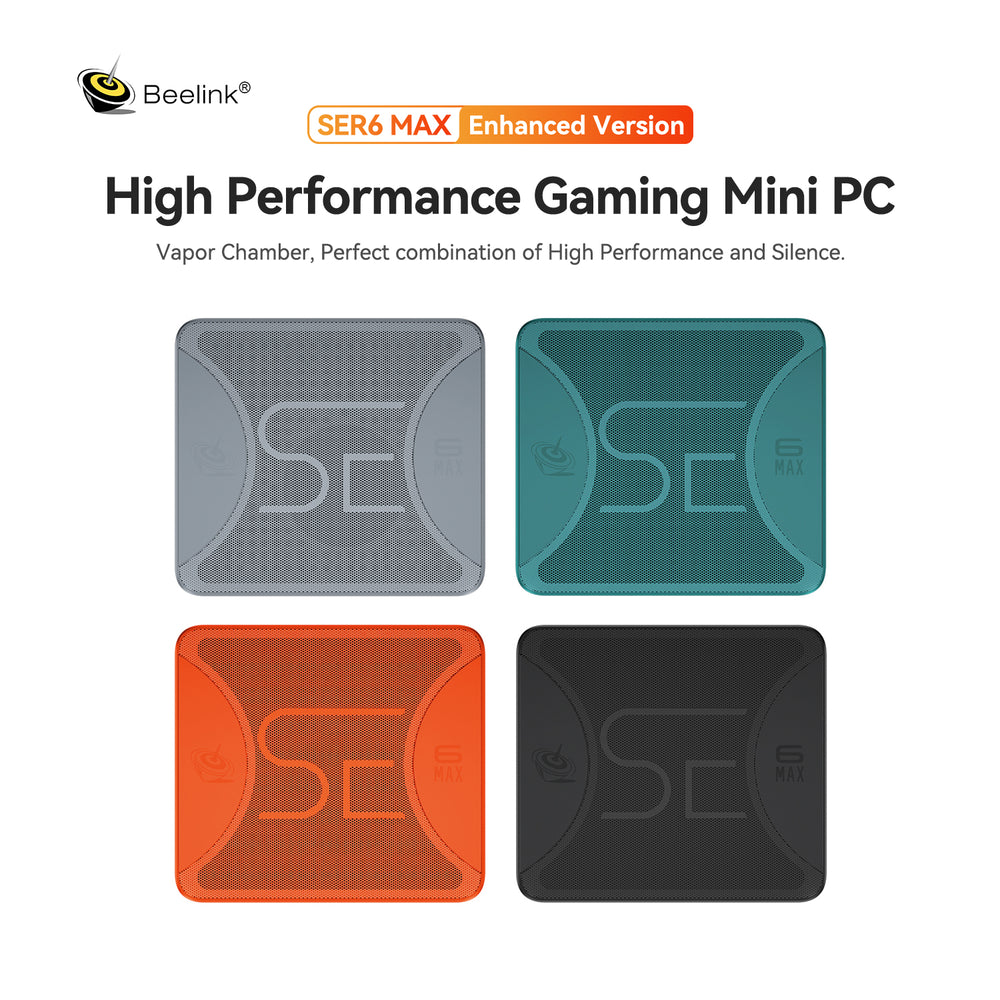 Beelink Gaming MINI PC SER6 MAX 7735HS Max Turbo frequency 4.75GHz Turbo TDP 54W